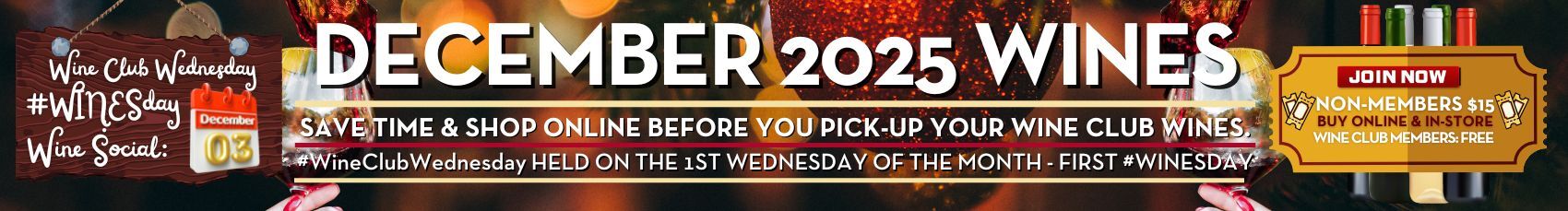 Sip Wine Club Wines and taste the benefits of HWC's Wine Club