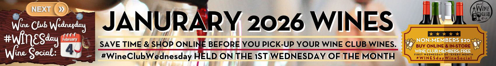 Sip Wine Club Wines and taste the benefits of HWC's Wine Club