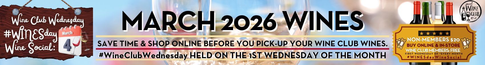 Sip Wine Club Wines and taste the benefits of HWC's Wine Club