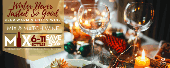 Keep Warm & Enjoy All The Wines - Mix, Match, & Save!
